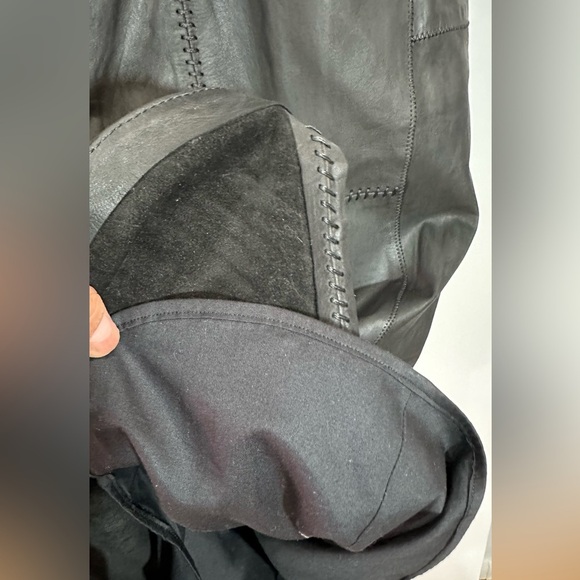 NWT Isabel Marant Robe Blazen Black Leather Dress FR 38 (US 6) - Picture 15 of 16